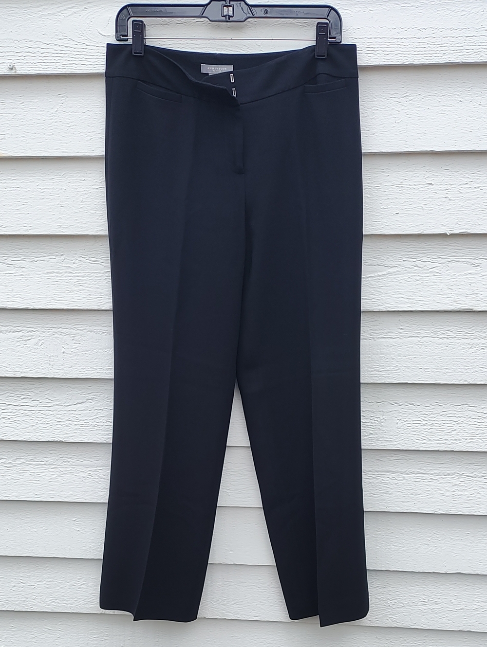 Ann Taylor Women's Black Straight Leg Dress Pants